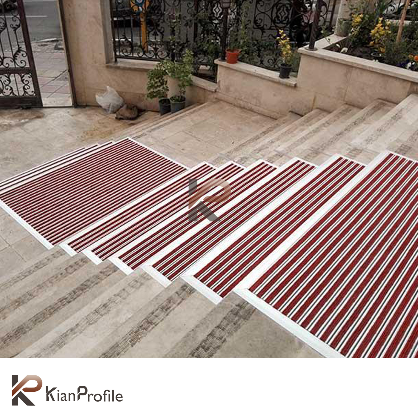 پادری آلومینیومی یک سانتی کد D100 با رویه موکت