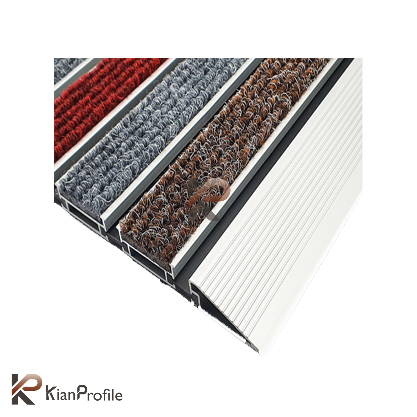 پادری آلومینیومی 1/8 سانتی کد D140 با رویه موکت