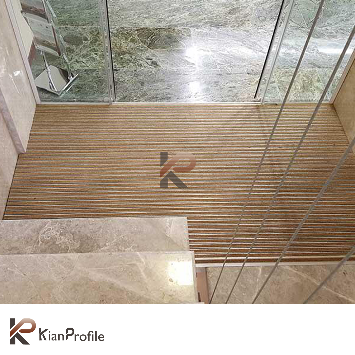 پادری آلومینیومی دو سانتی کد D500 با رویه موکت