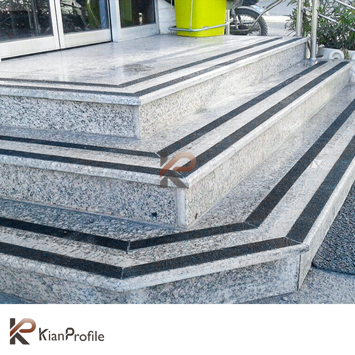 ترمز پله سیلیسی 10 سانتی پشت چسبدار کد T12-1