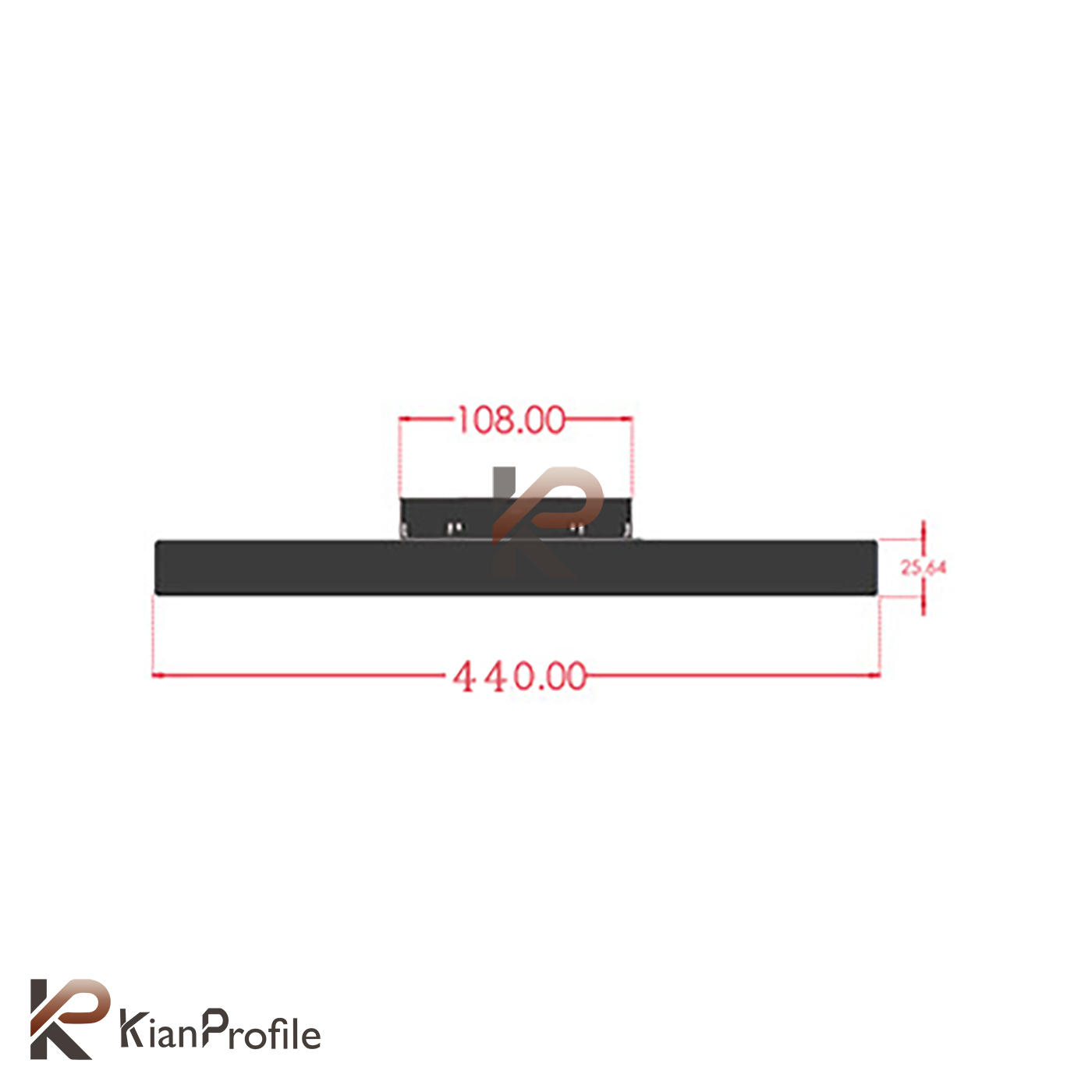 چراغ مگنتی لنزدار 24 وات کد MZ24-3000K