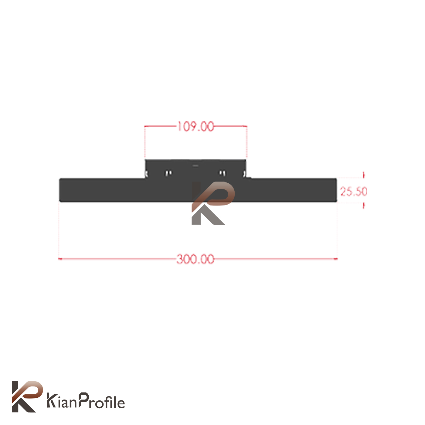 چراغ مگنتی خطی 10 وات کد MD10-4000K