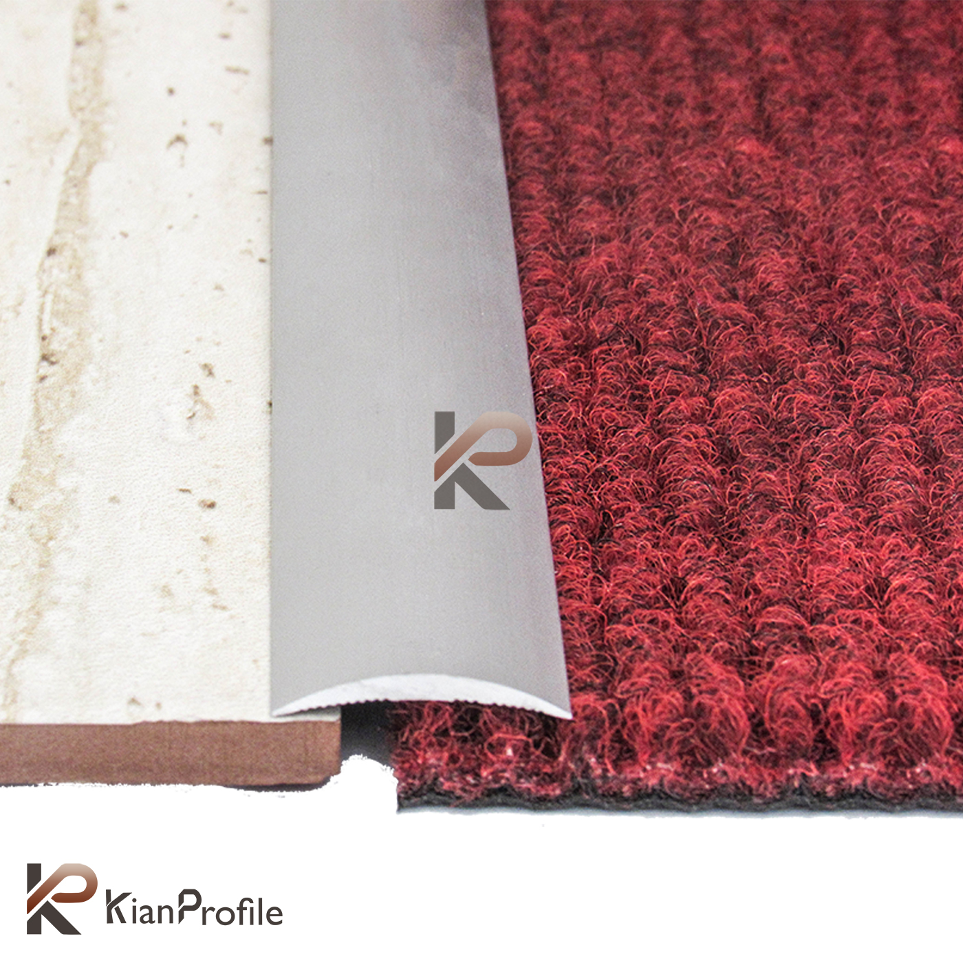 پروفیل آلومینیومی گرده ماهی 3 سانتی کد A1 نقره ای