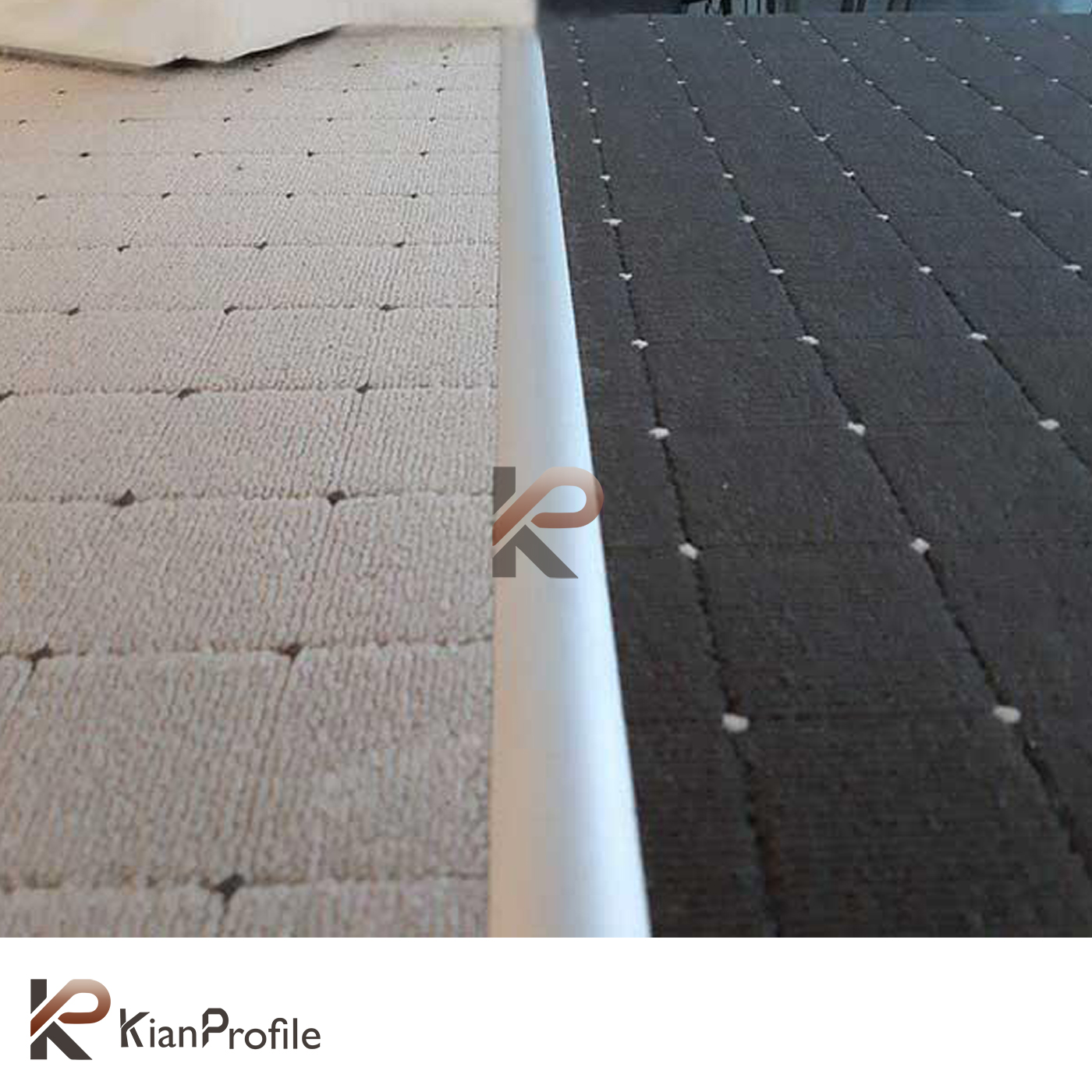 پروفیل آلومینیومی گرده ماهی 3 سانتی کد A1 نقره ای