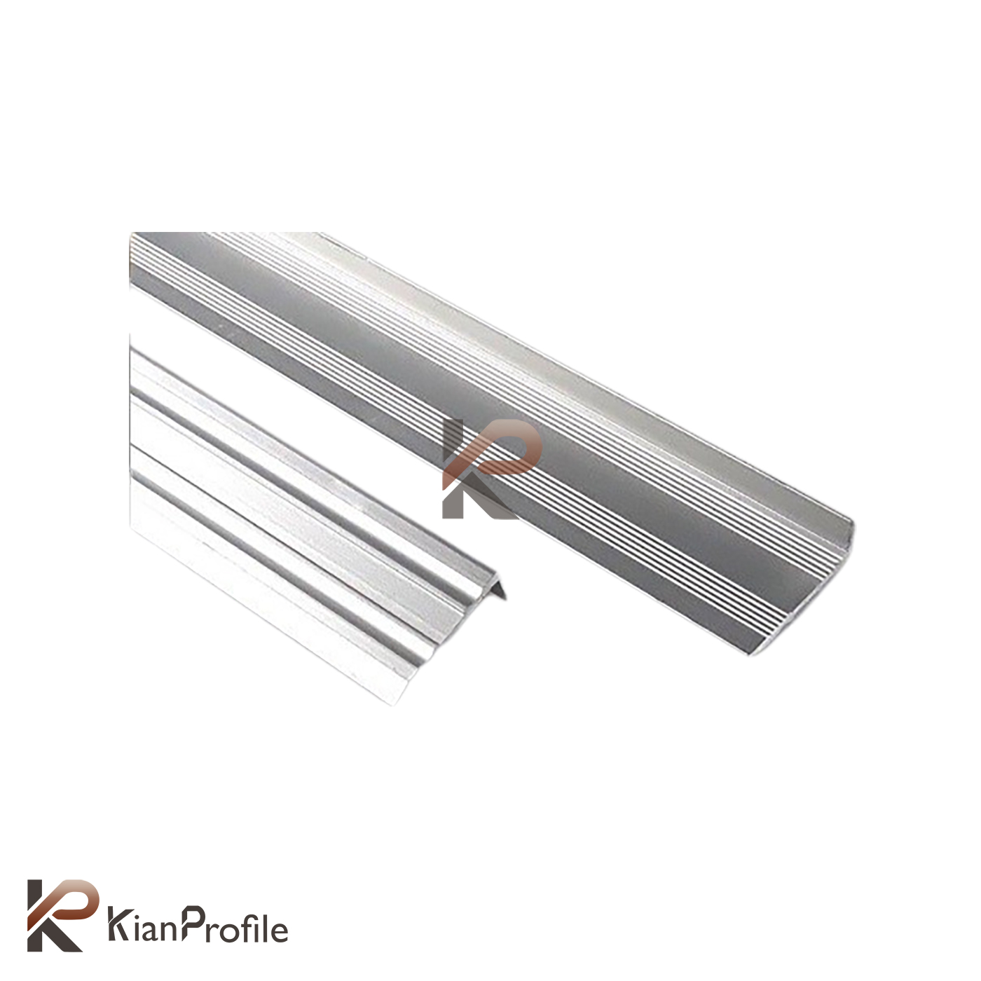 پروفیل آلومینیومی نبشی دور کد A12 نقره ای