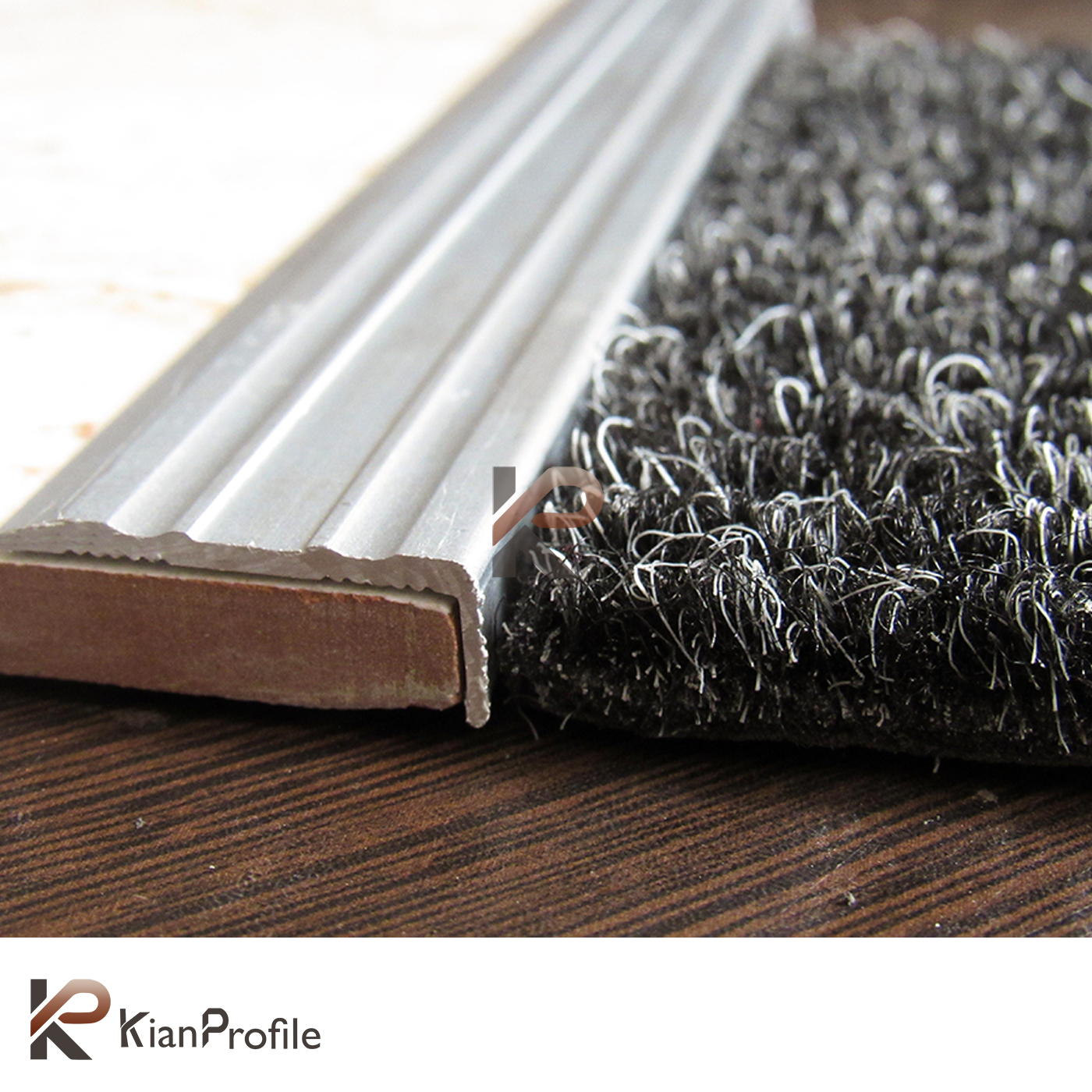 پروفیل آلومینیومی نبشی دور کد A12 نقره ای