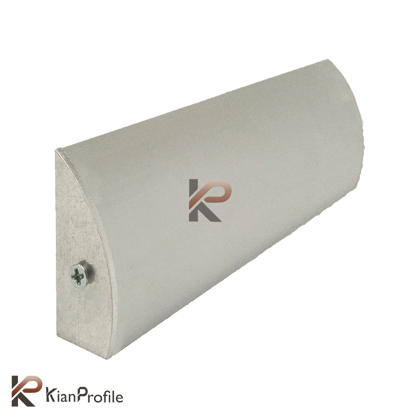 قرنیز آلومینیومی قوس دار 4 سانتی با شیار LED کد LS4 نقره ای