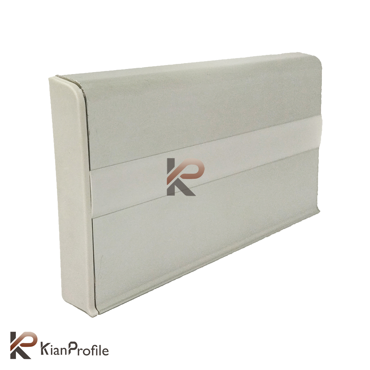 قرنیز آلومینیومی 8 سانتی با شیار LED کد LS8 نقره ای