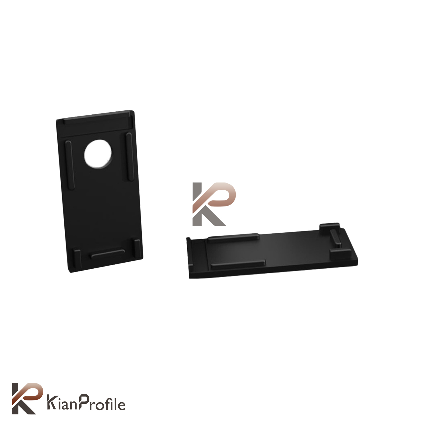 ریل مگنتی آلومینیومی روکار کد M25 مشکی