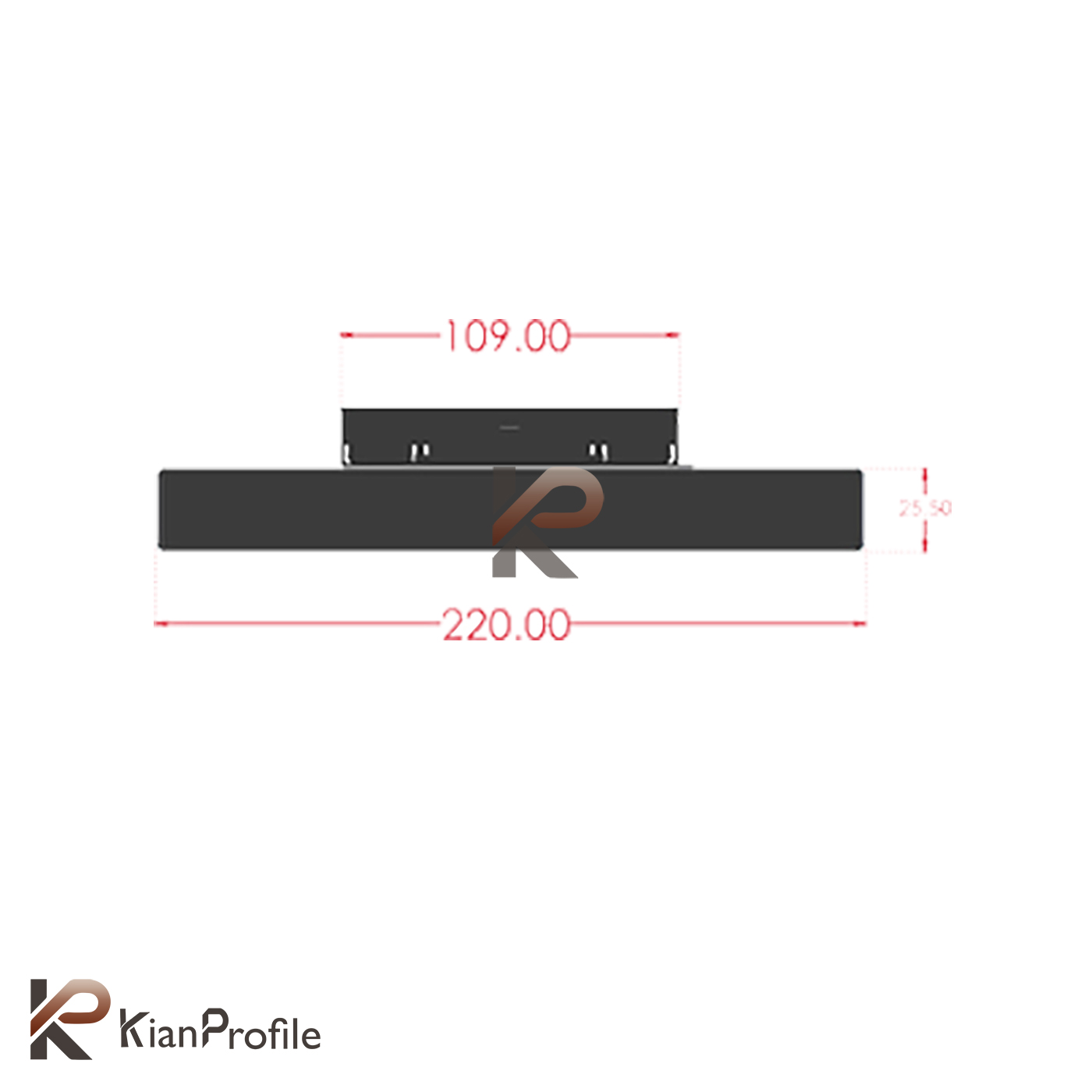 چراغ مگنتی لنزدار 12 وات کد MZ12-6000K