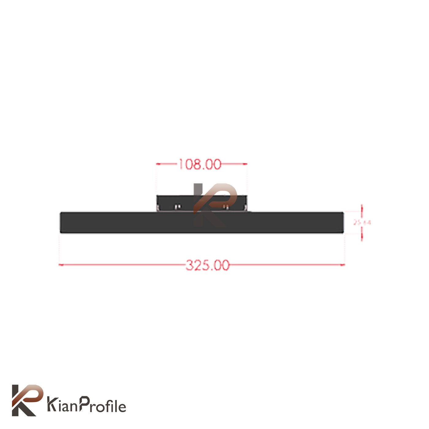 چراغ مگنتی لنزدار 18 وات کد MZ18-3000K