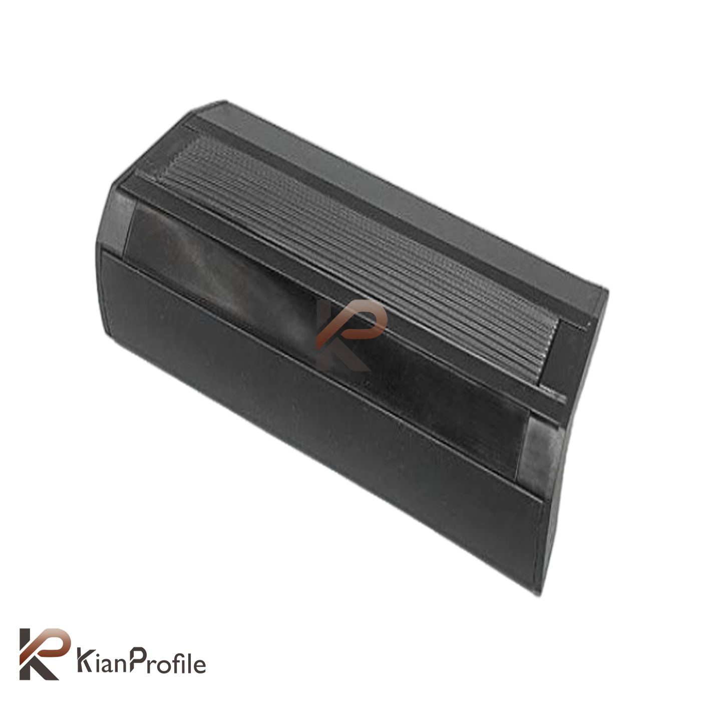 ترمز پله آلومینیومی دوبل با شیار LED کد T6B مشکی