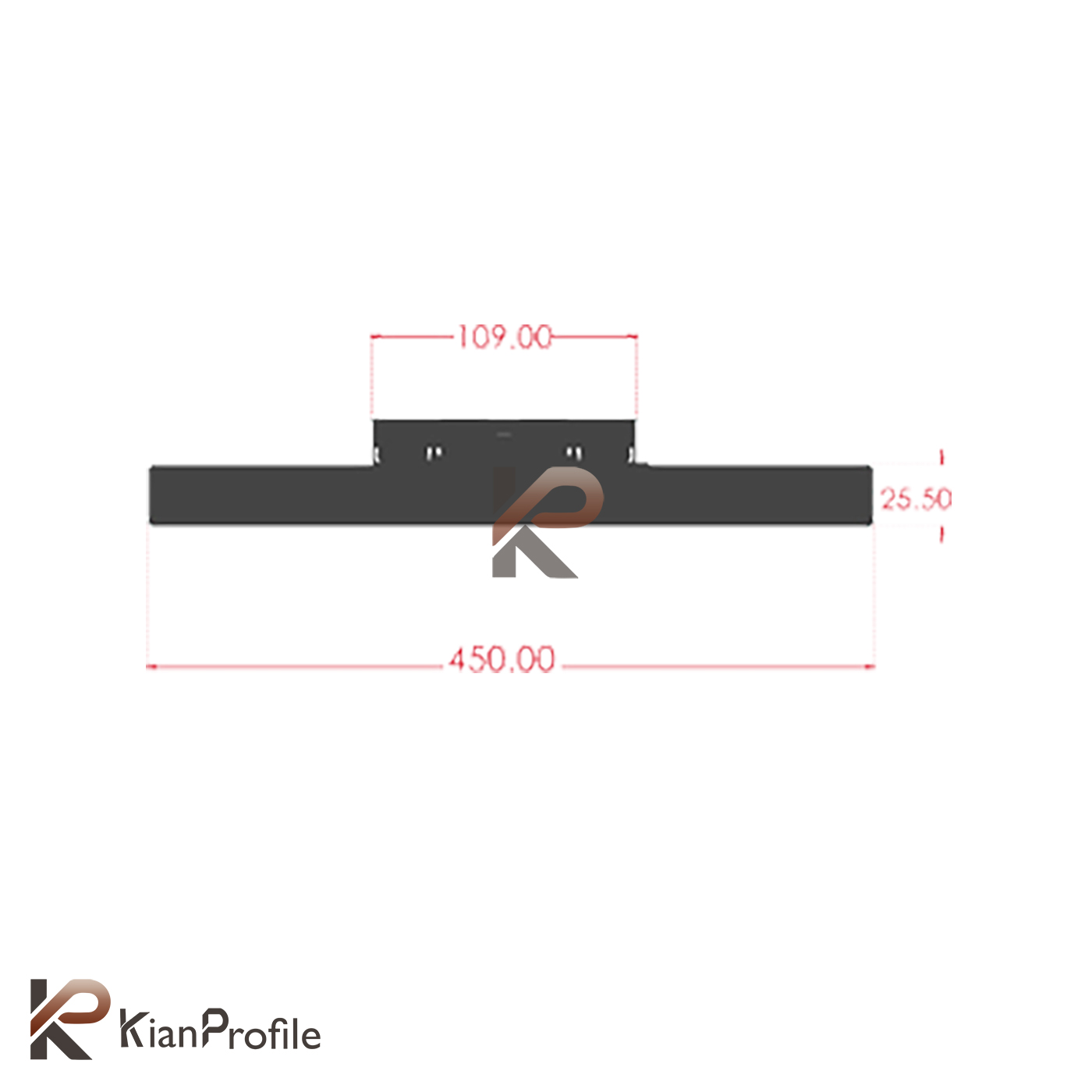 چراغ مگنتی خطی 20 وات کد MD20-4000K