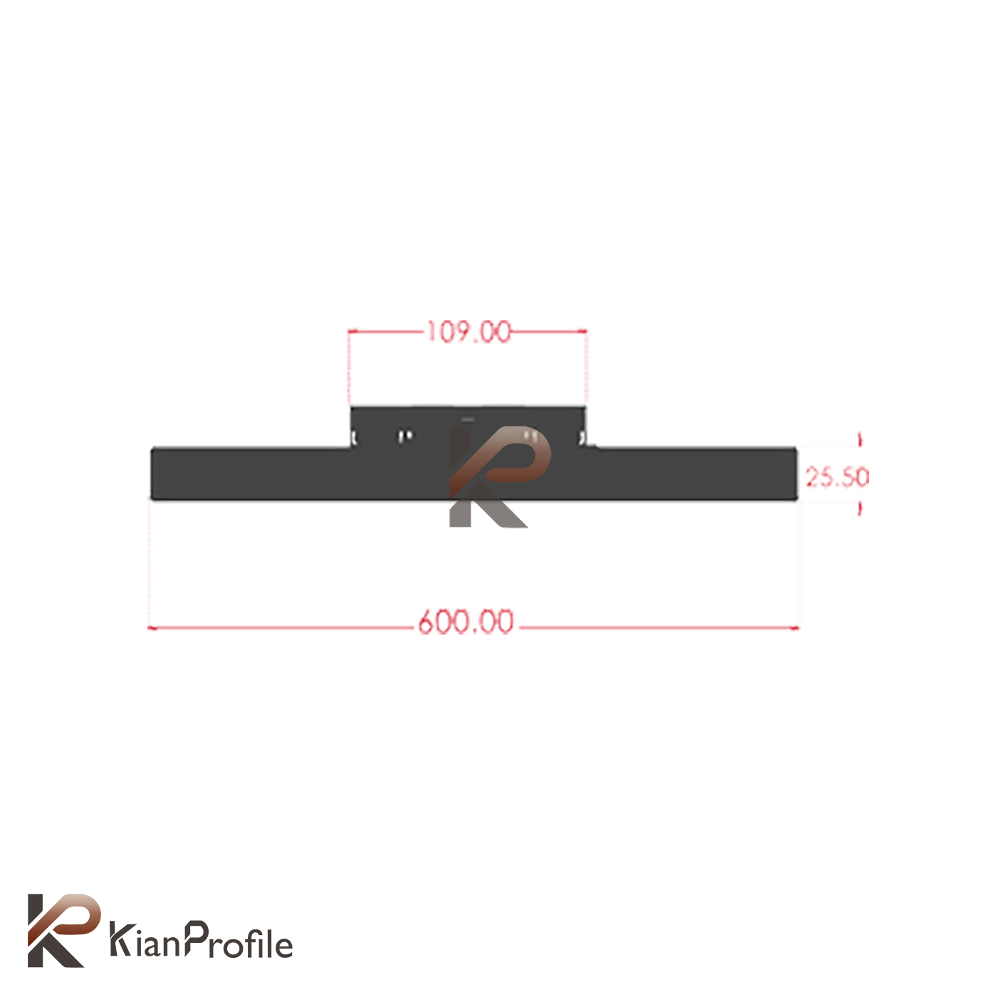 چراغ مگنتی خطی 30 وات کد MD30-6000K