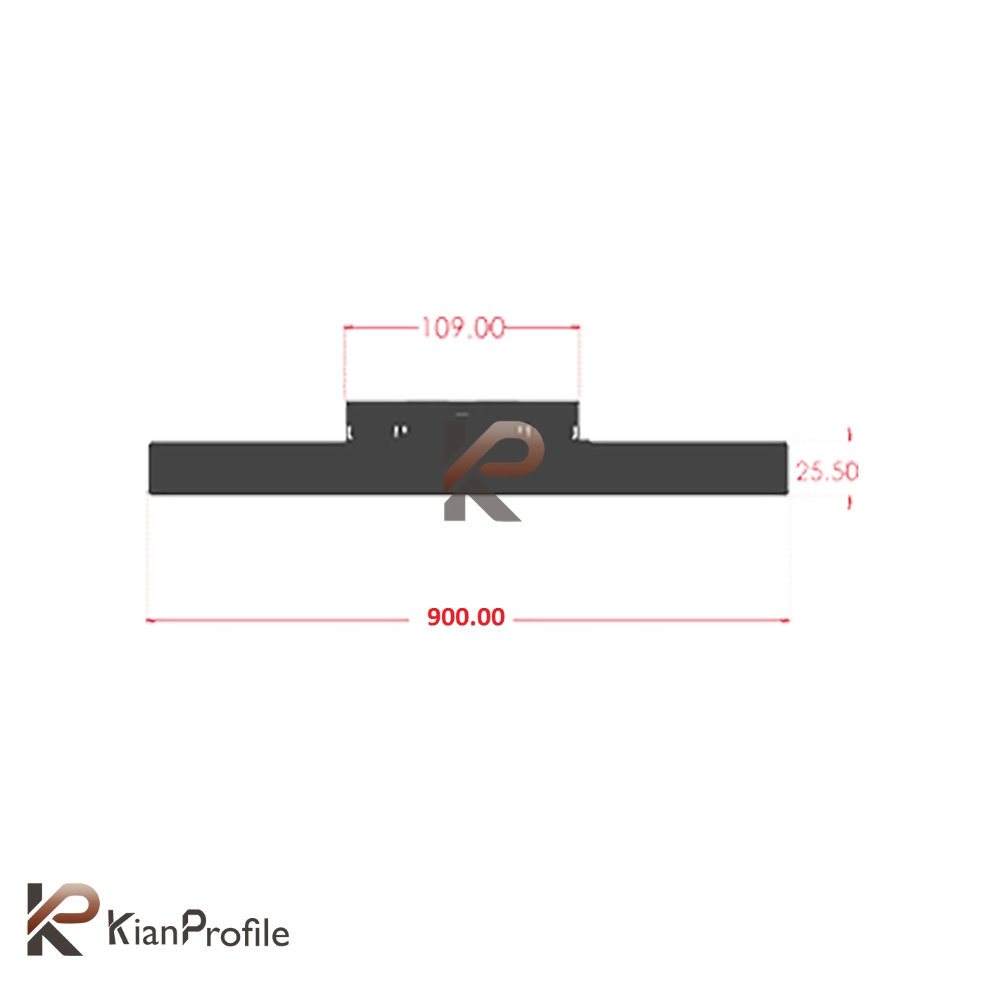 چراغ مگنتی خطی 40 وات کد MD40-4000K