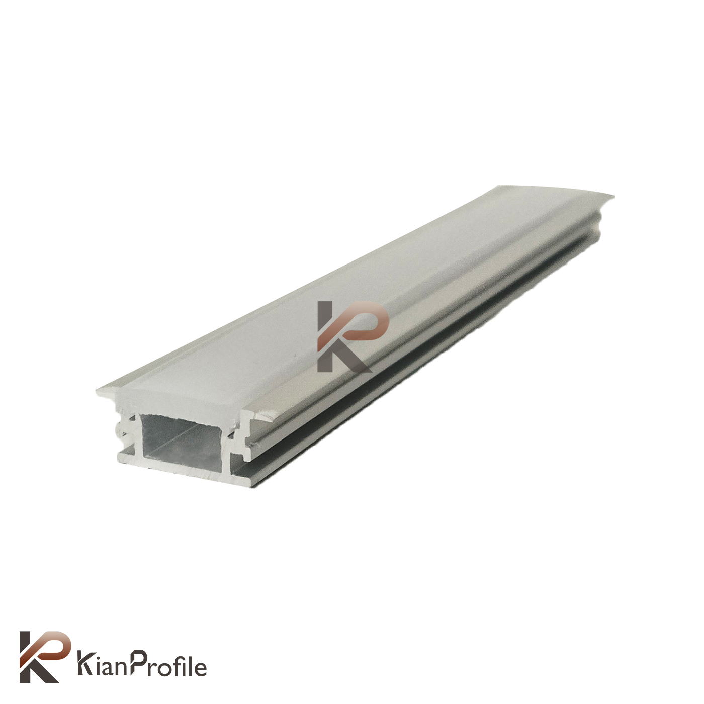 نور خطی 2 سانتی دفنی کد LG10 نقره ای