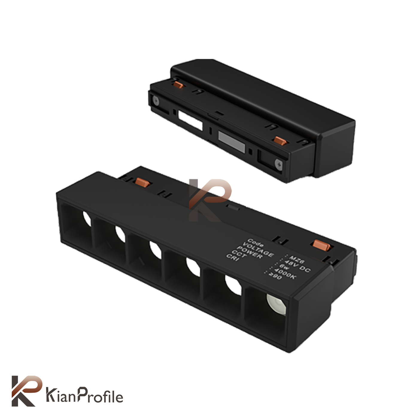 چراغ مگنتی لنزدار 6 وات کد MZ6-4000K