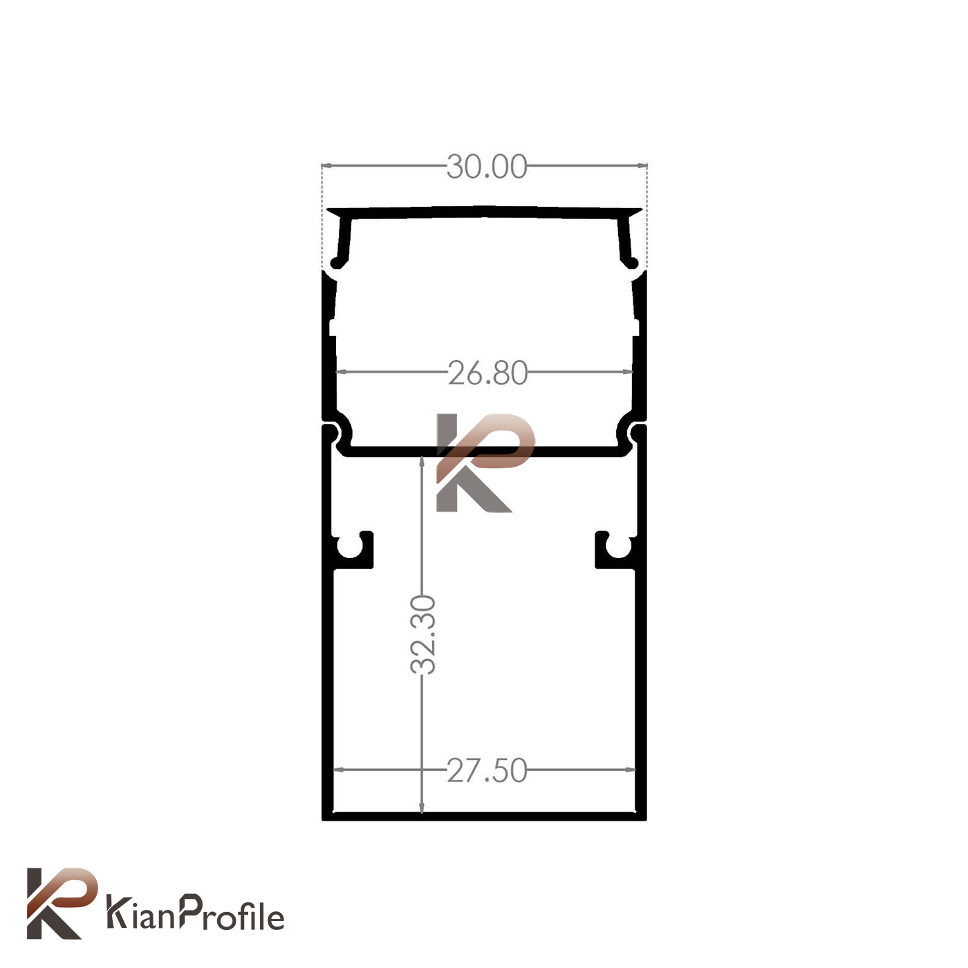 دیفیوزر 28 میل نور خطی کد L30-1