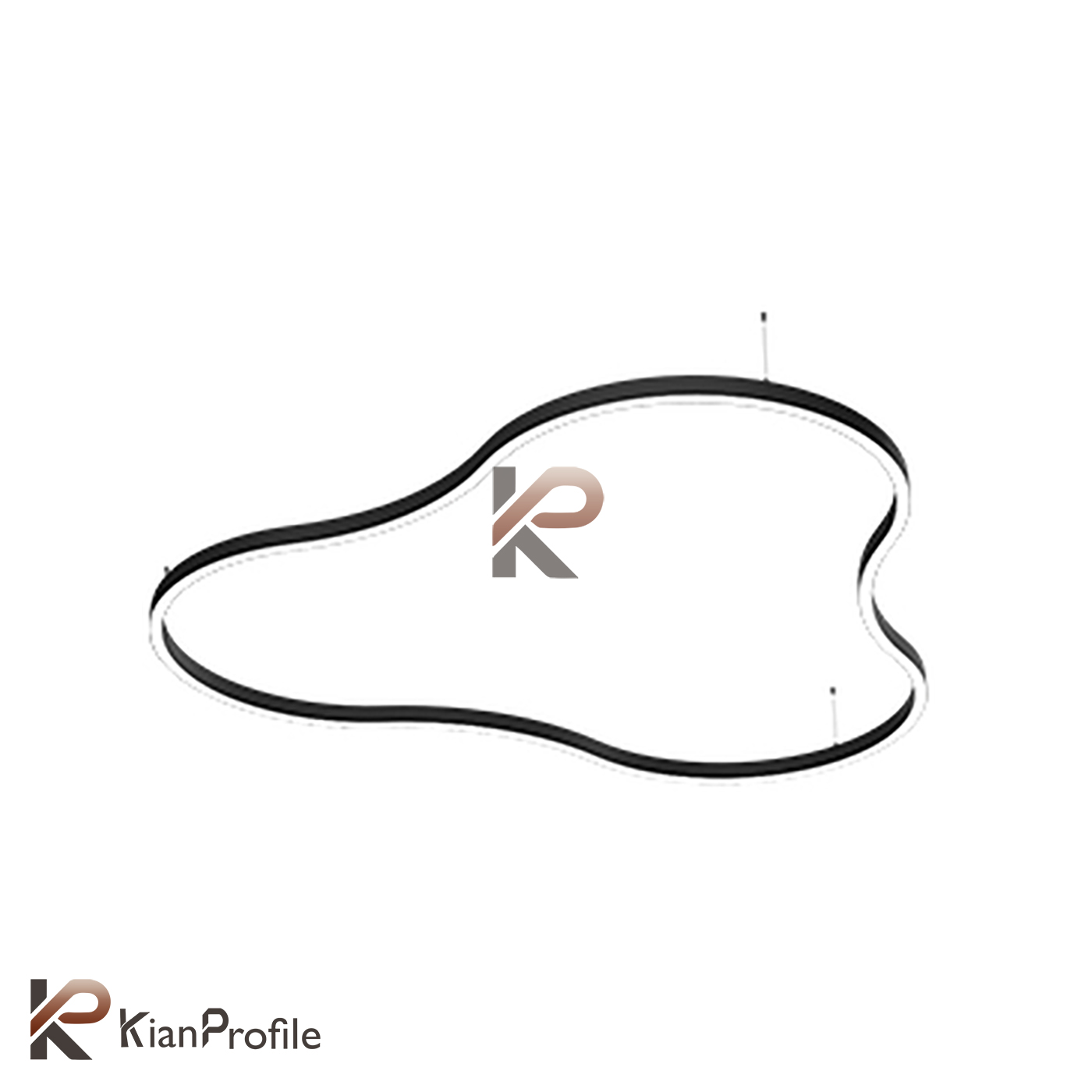 لوستر نور خطی اسپینر کد Spiner-200 (بدون نور)