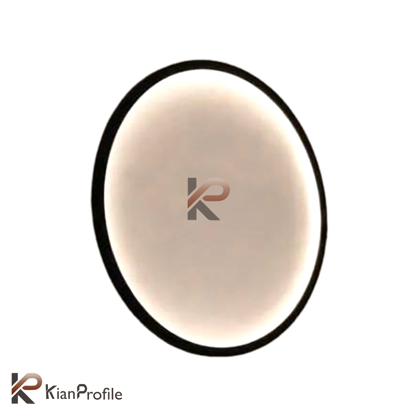 لوستر نور خطی دایره نور به داخل قطر 60 کد LCR-1616-60 (بدون نور)