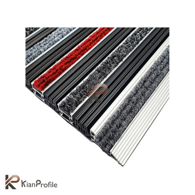 پادری آلومینیومی دو سانتی کد D350 با رویه PVC و موکت